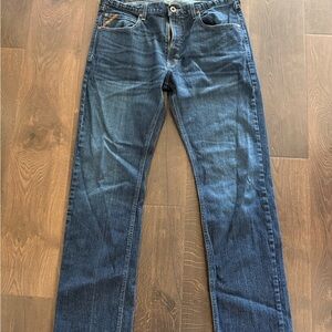 Ariat Men's Dark Blue Straight leg Jeans 38x36